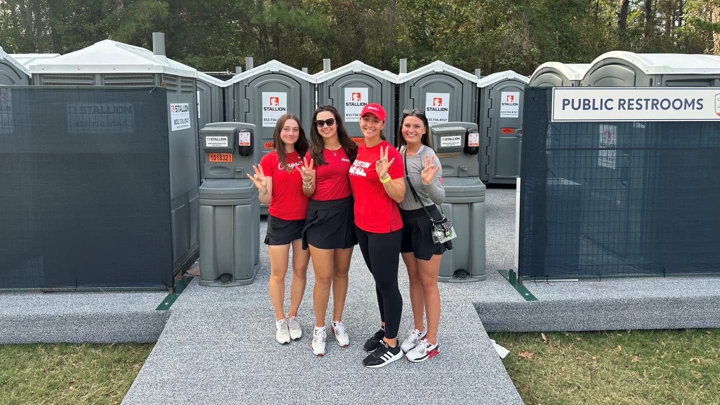Portable toilet trailer