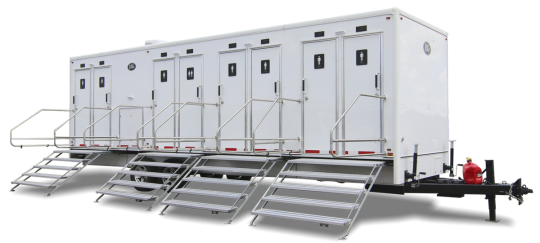 Luxury Restroom Trailer, 8-Stall