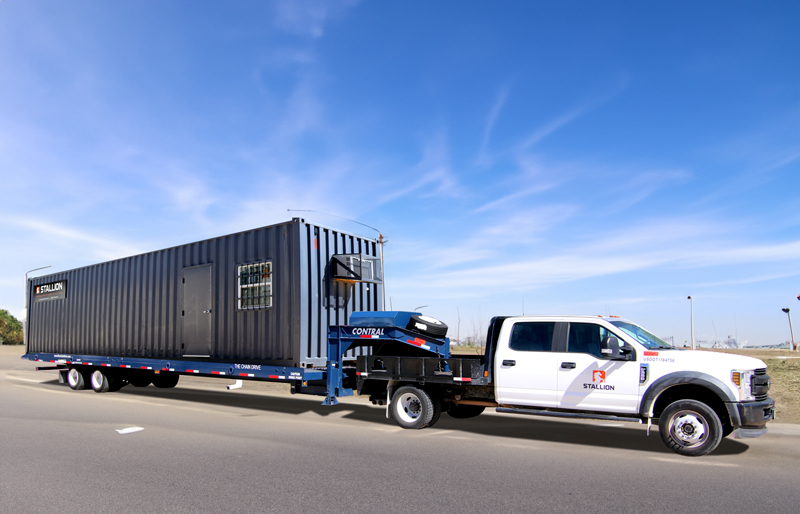 container on truck