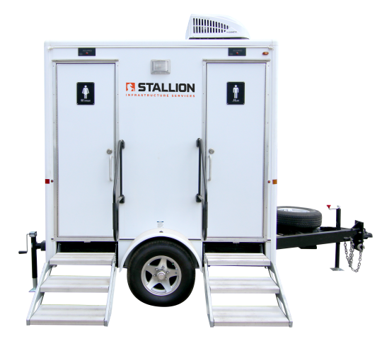 Luxury Restroom Trailer, 2-Stall
