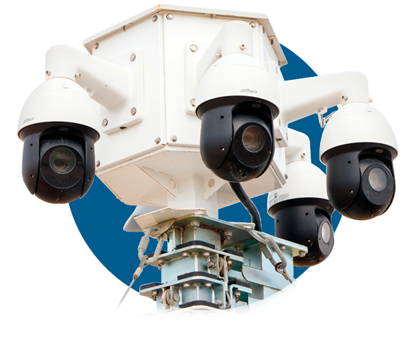 surveillance camera tower