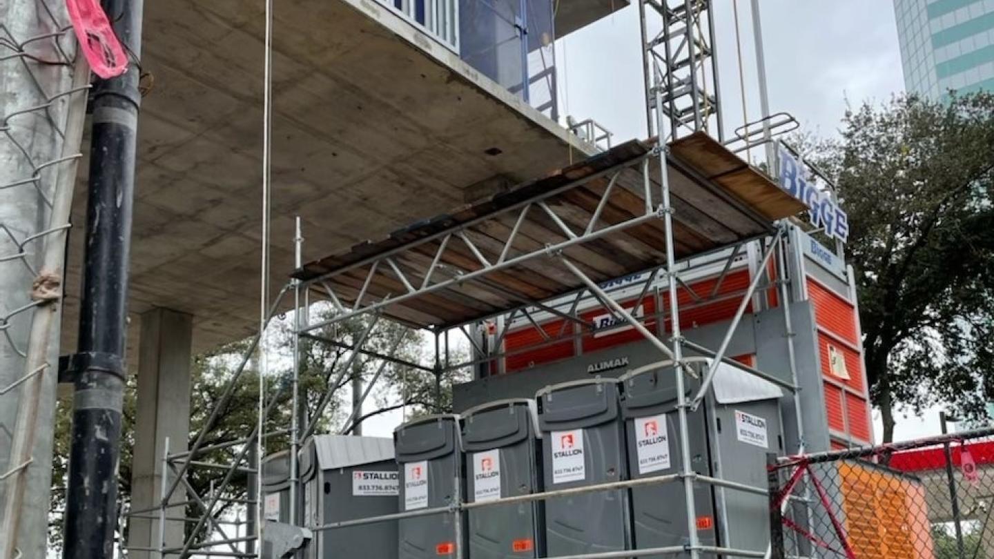 Construction site security camera