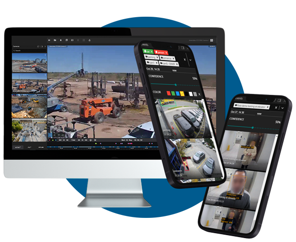 surveillance platform on mobile and desktop