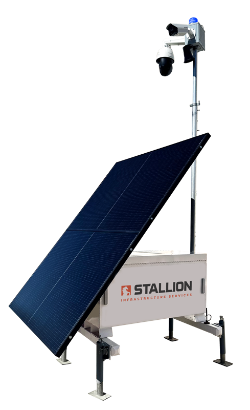 mobile surveillance trailer